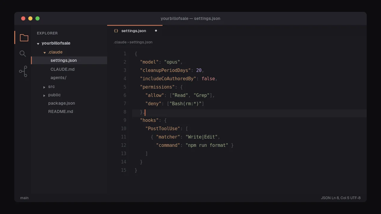 Claude Code settings, hooks, and permissions: making the tool yours without losing the guardrails