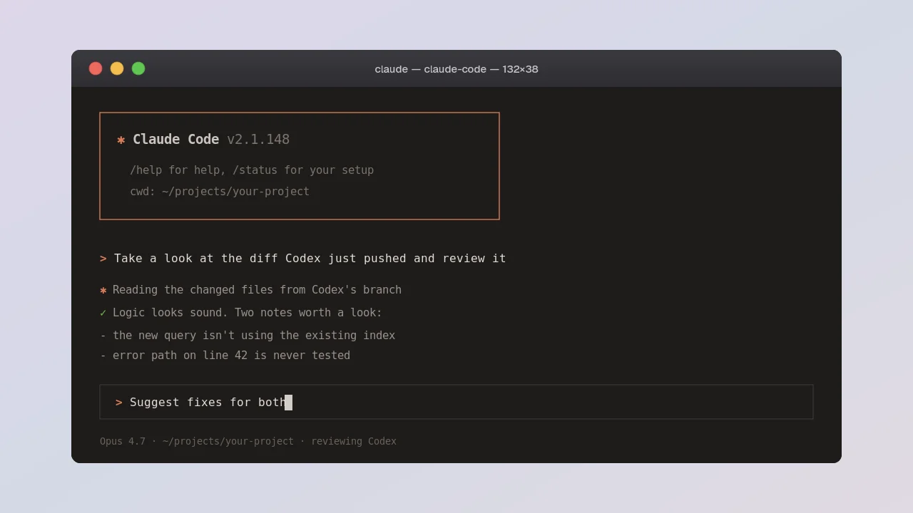 Why I Use Codex to Review Claude Code and Vice-Versa